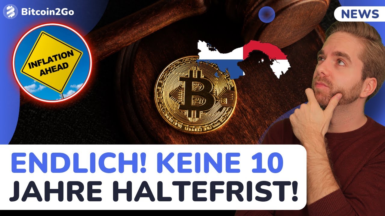 BREAKING: KEINE 10 Jahre Haltefrist f&uuml;r Krypto Staking! + Inflationsschock, Bitcoin Panama & APECOIN