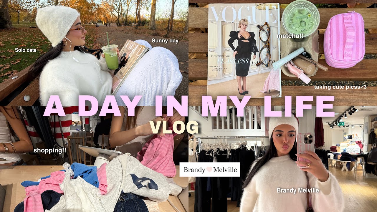 A DAY IN MY LIFE🎀🧸🩰*London girly* shopping, talks, matcha, hyde park, etc..