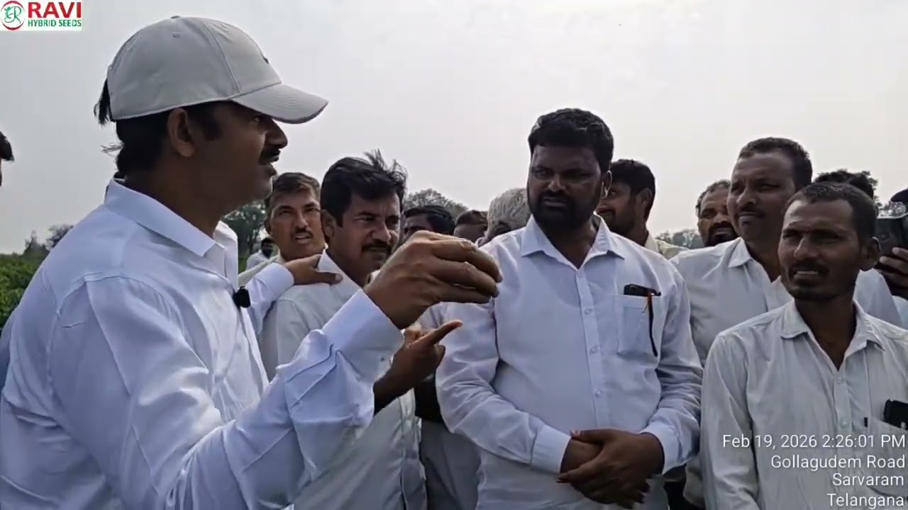  తుమ్మల యుగేందర్ గారు రవి హైబ్రిడ్ సీడ్స్ రీసెర్చ్ అండ్ డెవలప్‌మెంట్ ప్లాంట్‌లో రైతులకు కీలక సూచనలు 