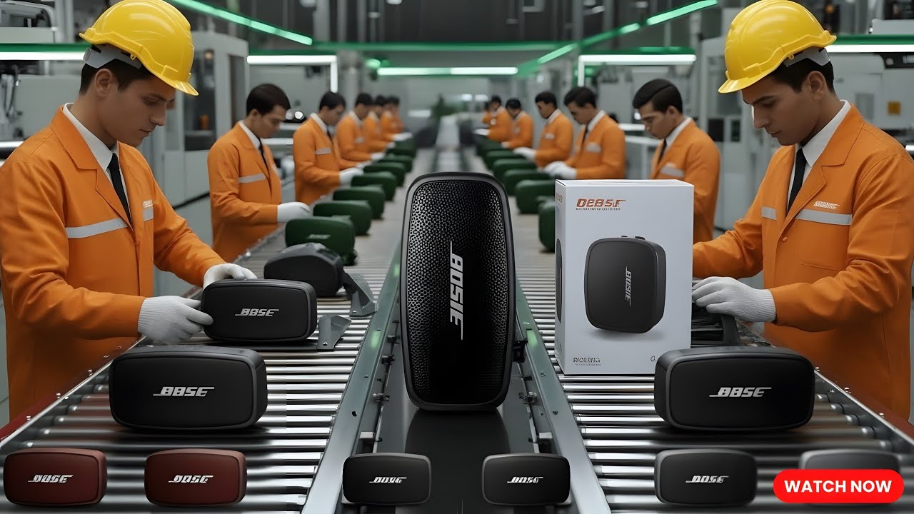 Inside the BOSE Speakers Factory: How Bose Bluetooth Speakers Are Made (Full Process)