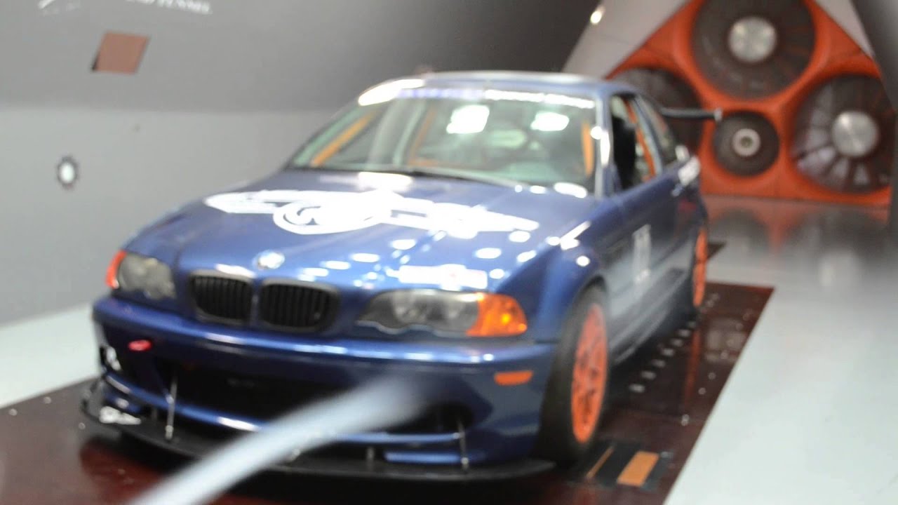 BMW E46 M3 in the wind tunnel