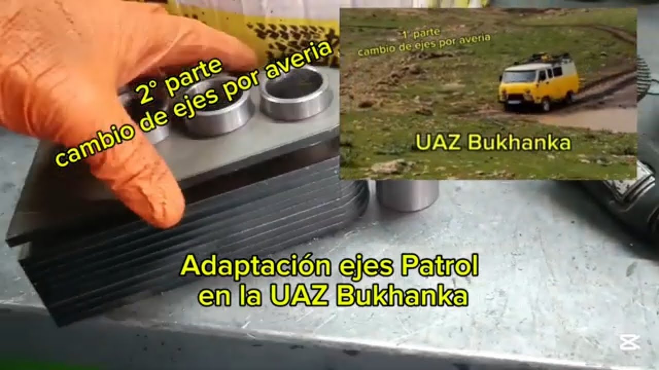 2° parte, UAZ Bukhanka con Ejes de Nissan Patrol - Proyecto Off-Road