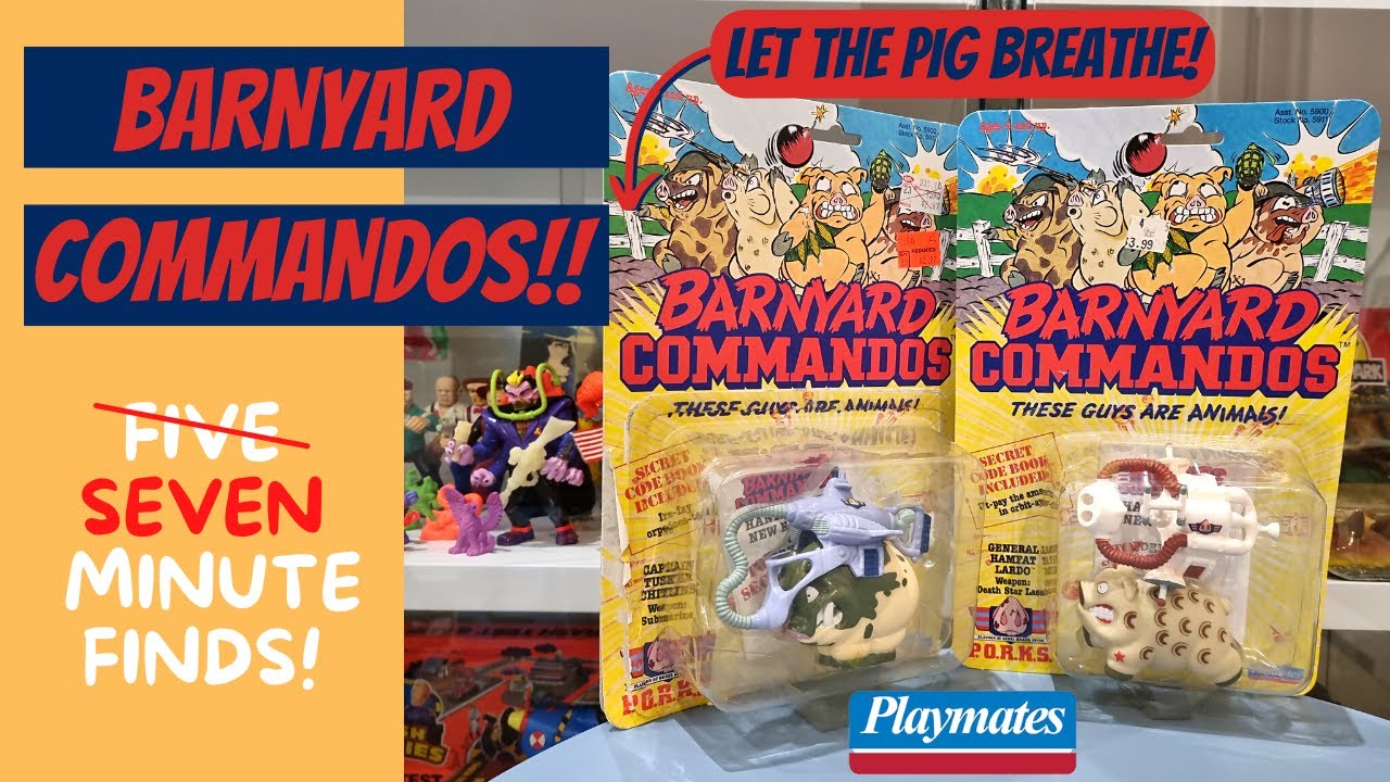 Barnyard Commandos Vintage Action Figure Pick-ups! Crusher's 5-Minute Finds Ep.4 (+2 Bonus Minutes🤣)