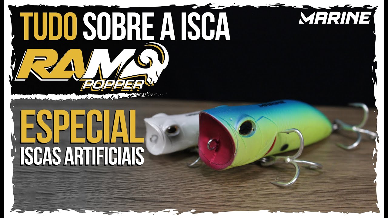 POPPER RAM - ISCA PARA PEIXE GRANDE!!!