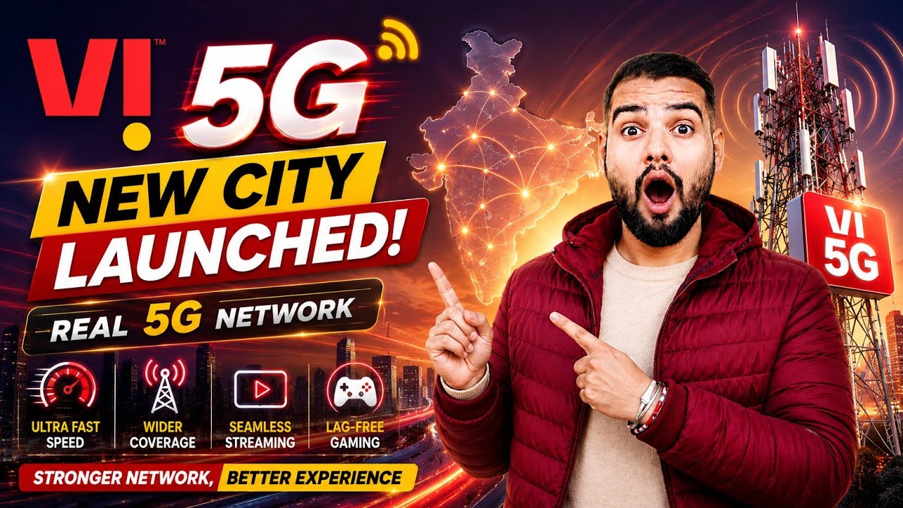 Vi 5G Expand in New Cities Rajasthan, Punjab, Tamilnadu🔥 | Real 5G Network Expansion Begins!✅