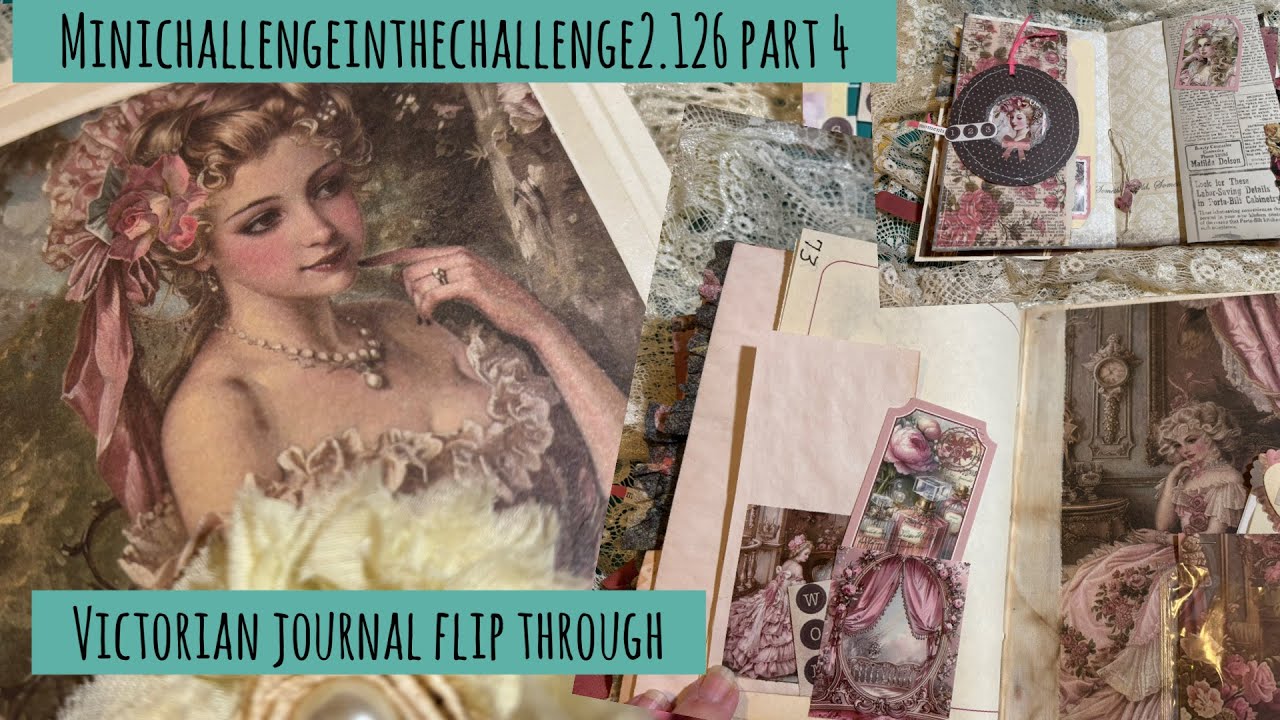 Finishing touches and flip through the Victorian journal.  Available for sale now link below ⬇️