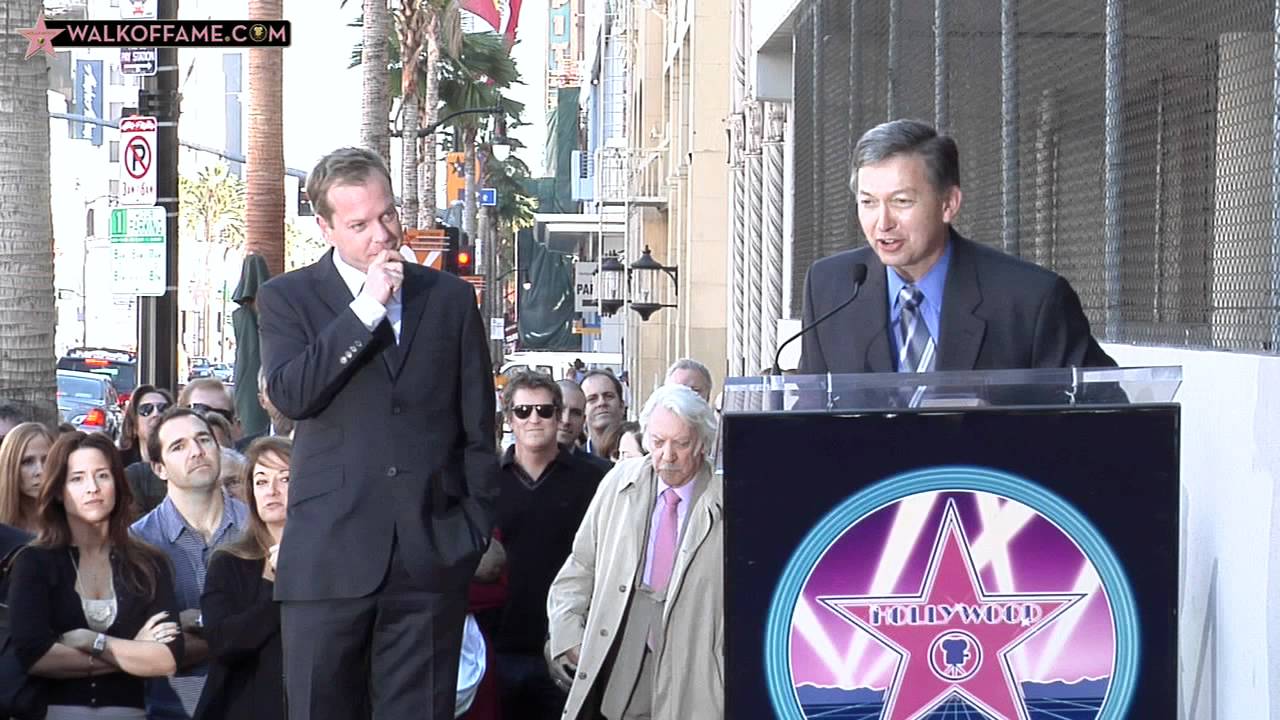 Kiefer Sutherland Honored with Hollywood Walk of Fame Star