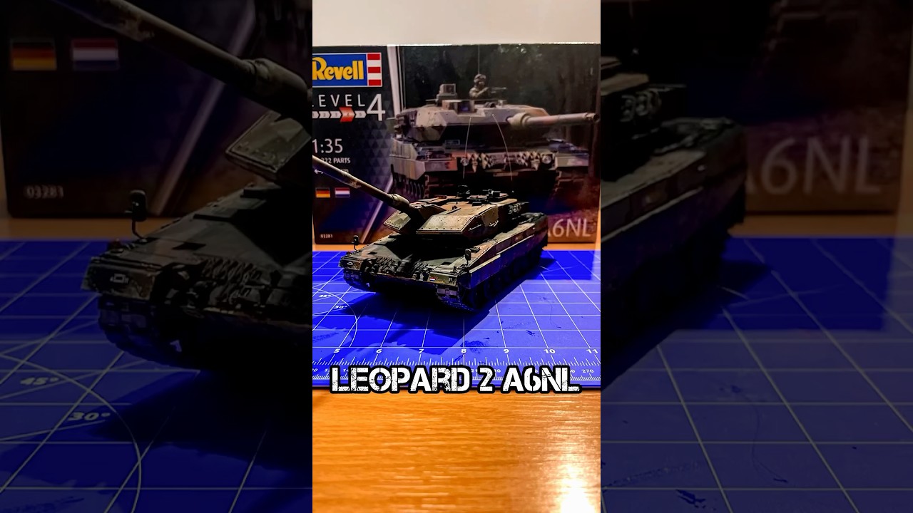 A Tank like no other 🐆 Leopard 2 A6/A6NL #modelkit #modellbau #leopard #modelbuilding #modellista