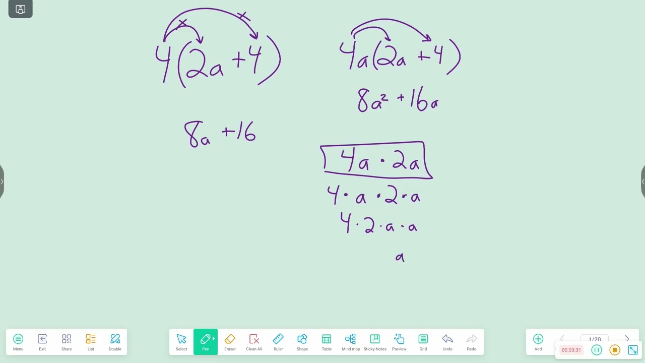 Expand and factor