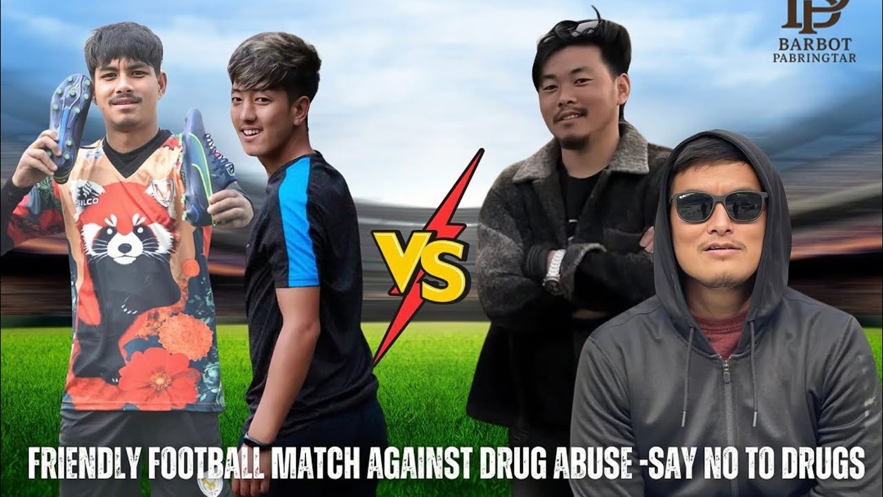 GEORGIAN OFFICIALS v/s ROBUST HEPTA Friendly match at BARBOT,NIMBONG 