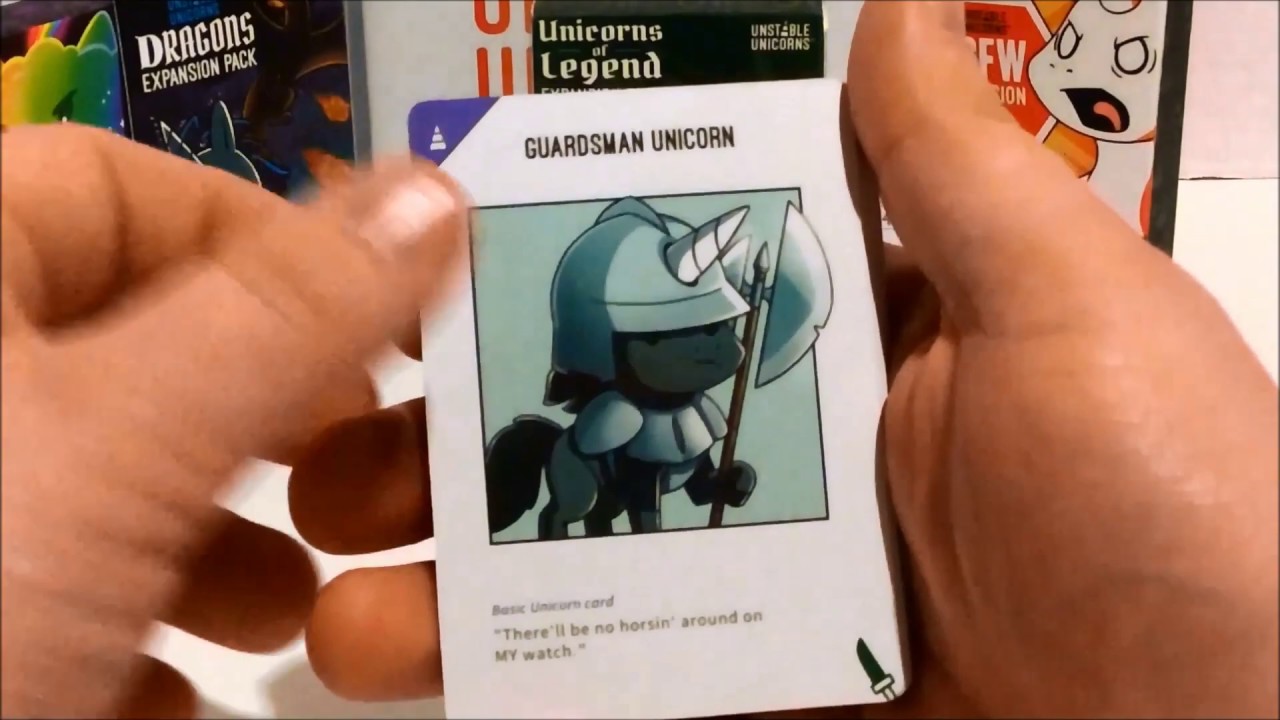 Unstable Unicorns: Unicorns of Legend - Components