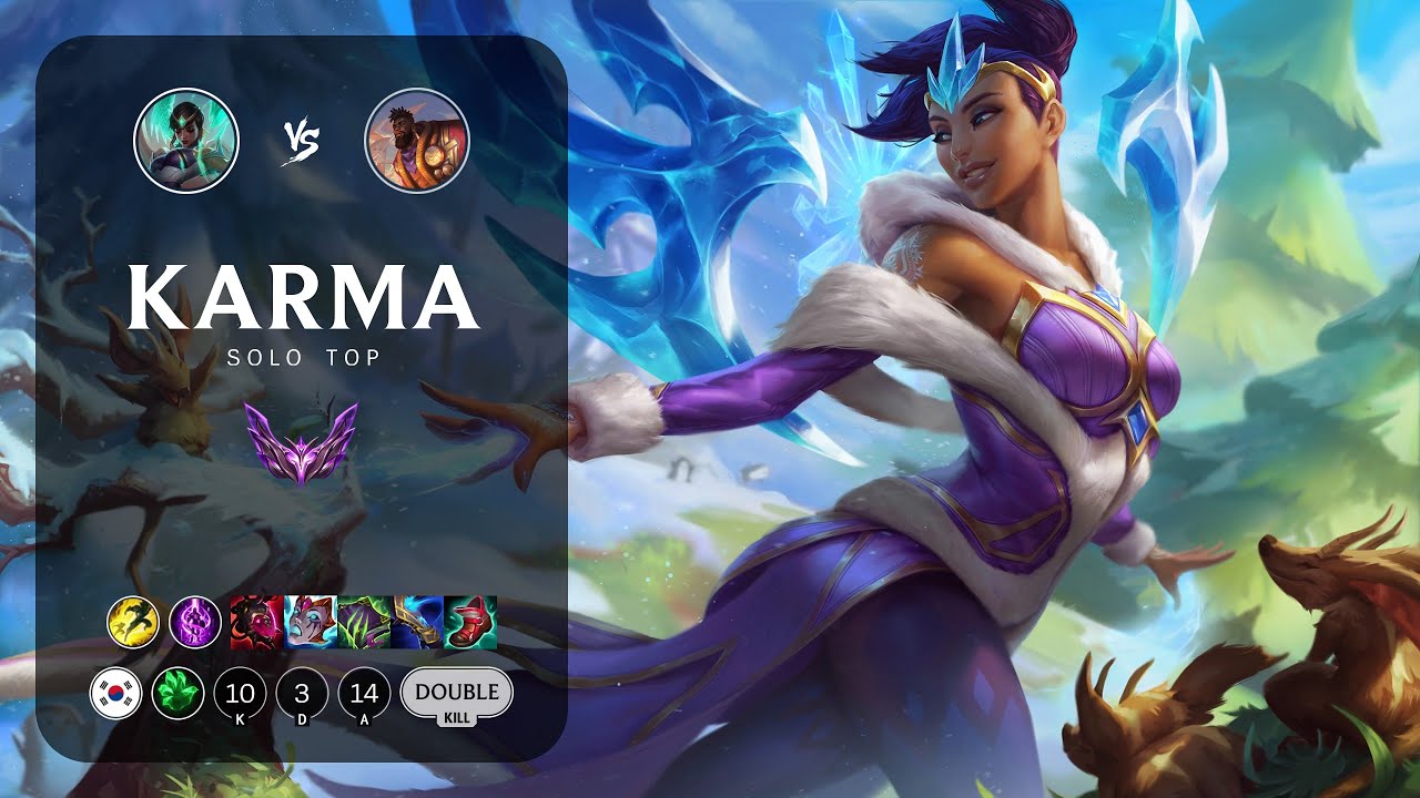 Karma Top vs K'Sante - KR Master Patch 14.1
