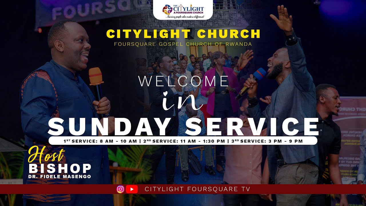 FOURSQUARE TV I SECOND SERVICE  WITH PROF BISHOP FIDELE MASENGO.   -07.07.2024