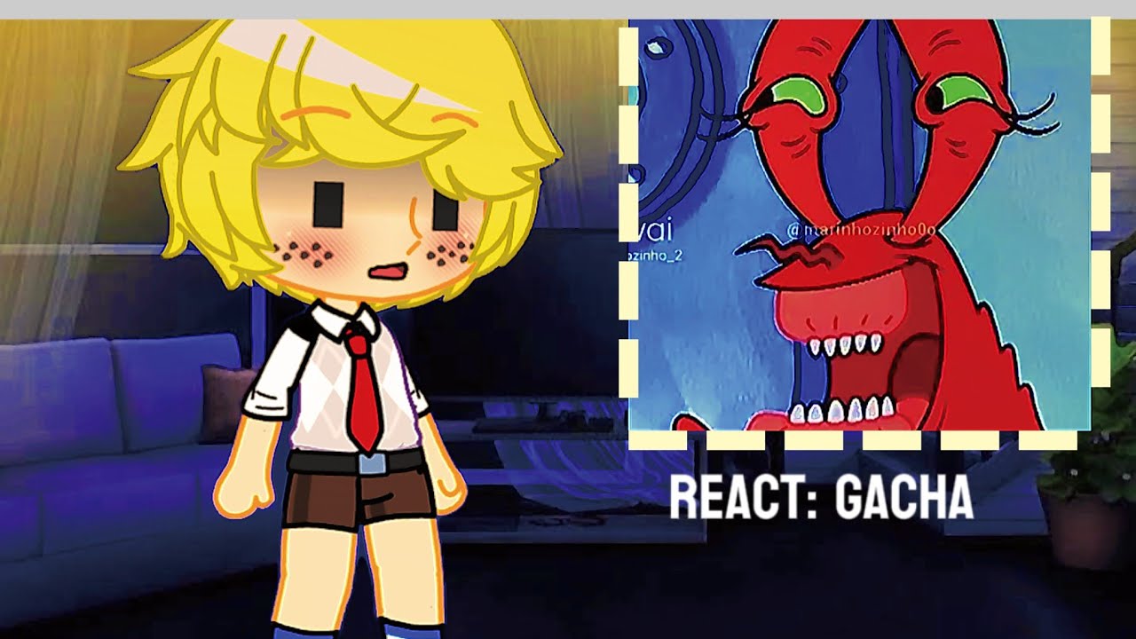 Bob esponja react o fim do siri sacudo{gacha club:meme/parte2)(ptbr🇧🇷
