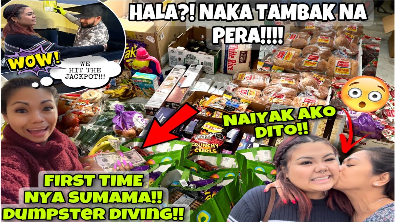 DUMPSTER DIVING | SUMAMA SIYA!! | PINAKA MEGA JACKPOT NA PERA SA BASURA!! NAIYAK TALAGA AKO SA TUWA!
