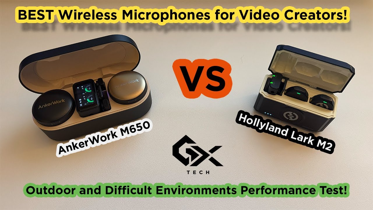 BEST Wireless Lavalier Mic! Perfect for New Creators! - Hollyland Lark M2 VS AnkerWork M650