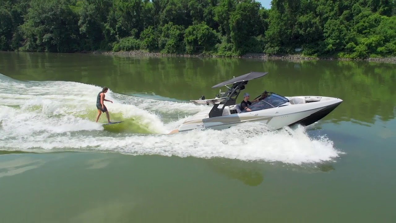 Обзор вейксерфинга на 2018 Malibu Wakesetter 20 VTX