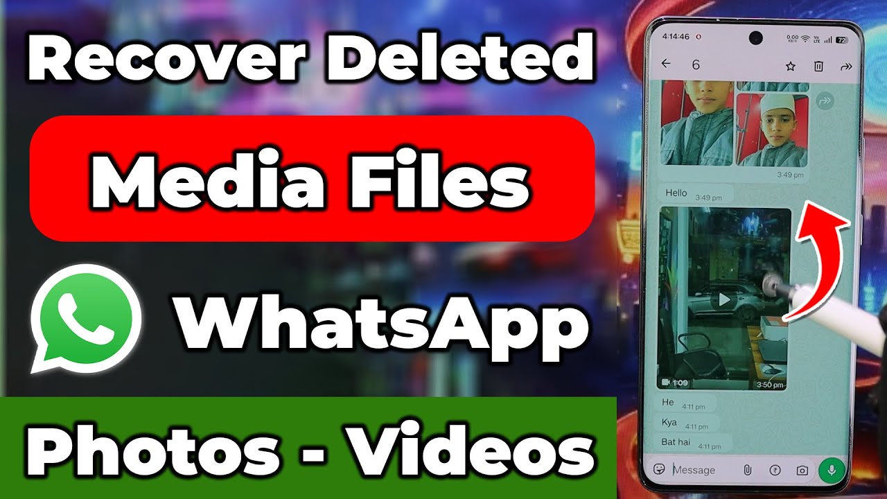 How To Recover Deleted Photos And Videos From WhatsApp Without Backup | Restore WhatsApp Media Files
