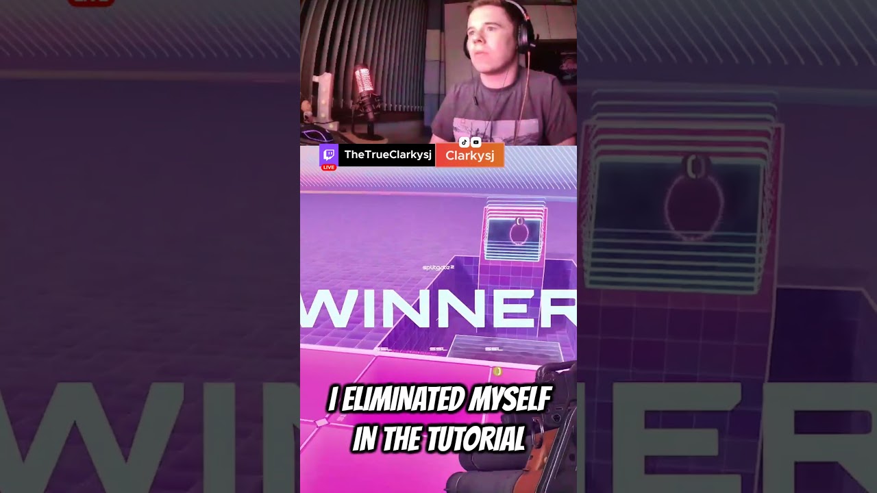 I ELIMINATED MYSELF IN THE TUTORIAL.. #shorts #splitgate #splitgate2 #splitgatelive #splitgateshorts