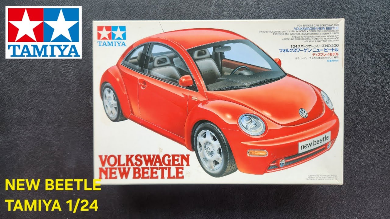 TAMIYA 1/24 Volkswagen New Beetle Unboxing | Classic Car Model Kit Archive