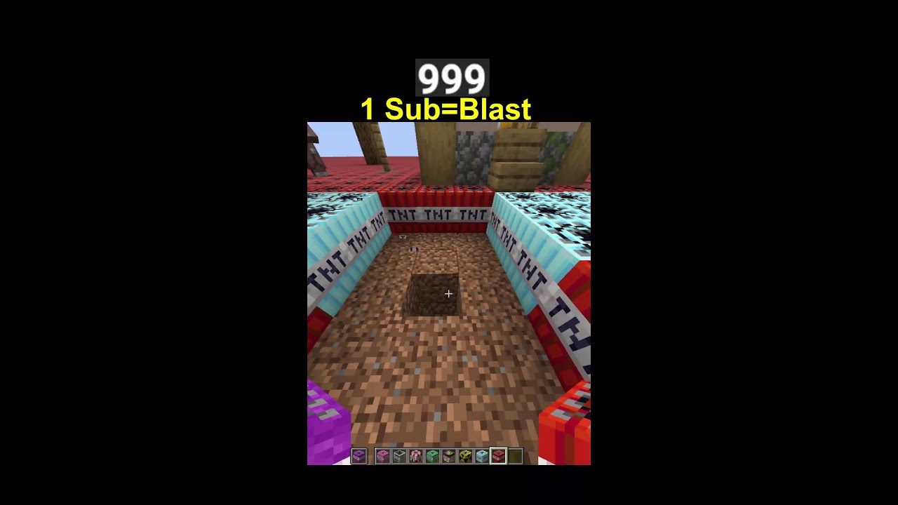 Minecraft Tnt Blast #shorts