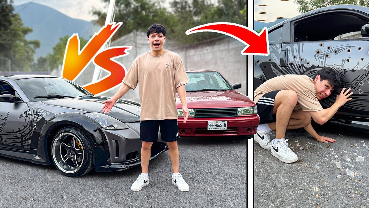 EMPEZÓ UNA BALACERA MIENTRAS COMPETÍAMOS EL 350Z VS TSURU GSR Y TUVIMOS QUE ESCAPAR - Yair17