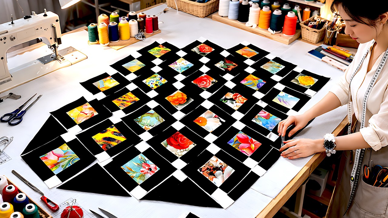 Sewing Idea For Leftover Fabrics // This Is Definitely Your Next Favourite Quilt Pattern