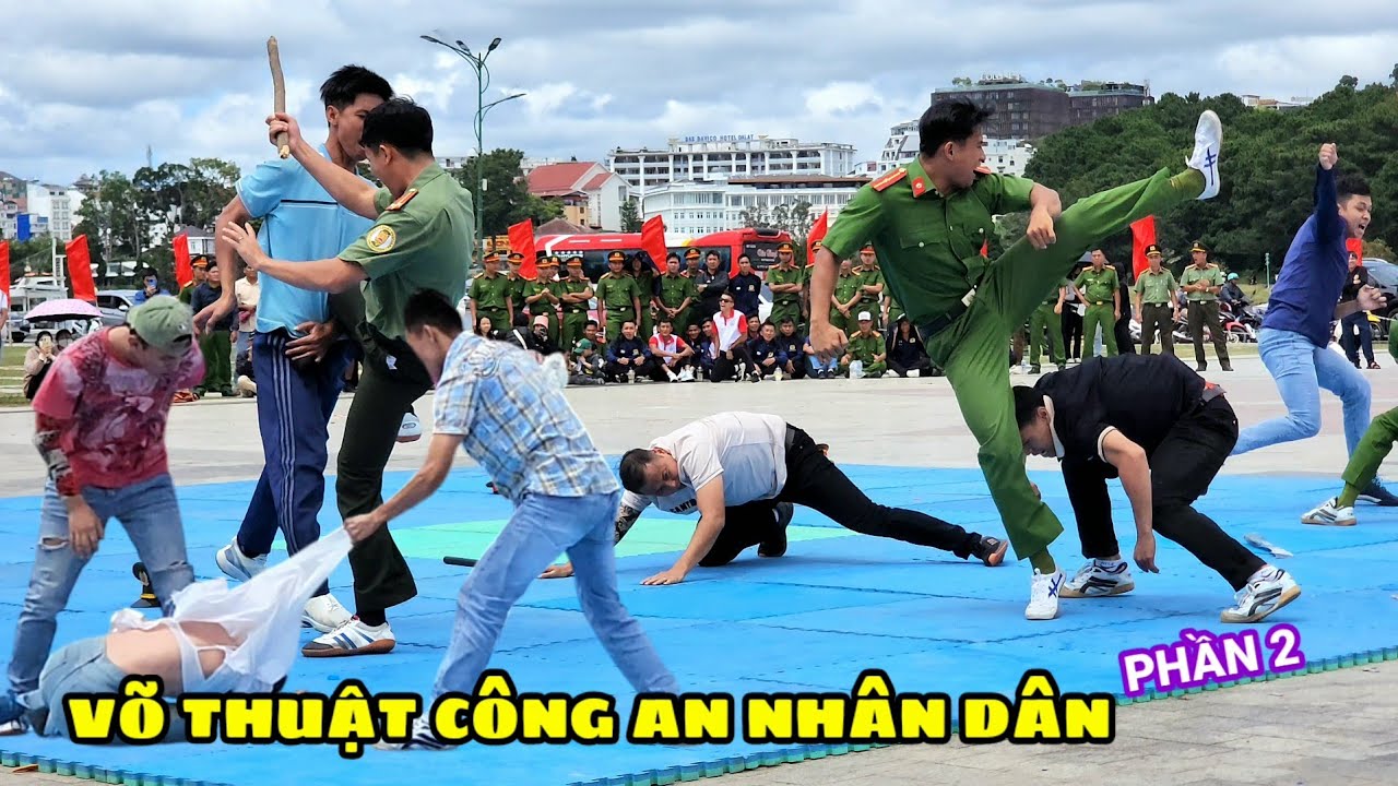Tình huống võ thuật Công An Nhân Dân - Phần 2 | Đại hội Khỏe 