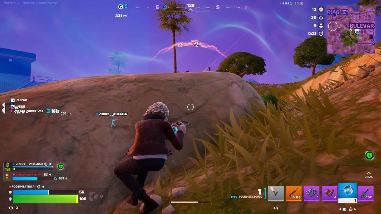 Fortnite Sem Construção Vitória Em Trio C7 T1