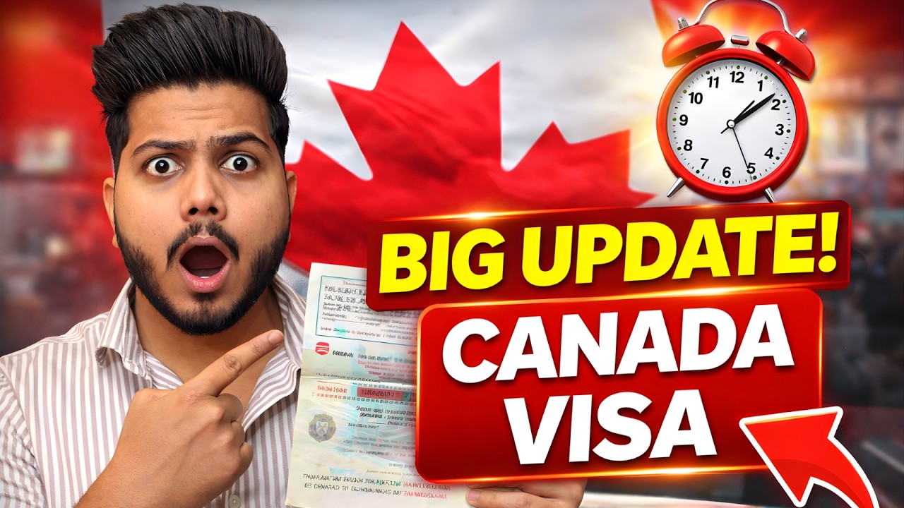 🇨🇦 Canada Visa Processing Time Update 2026 | Tourist & Visitor Visa Latest News for Indians!