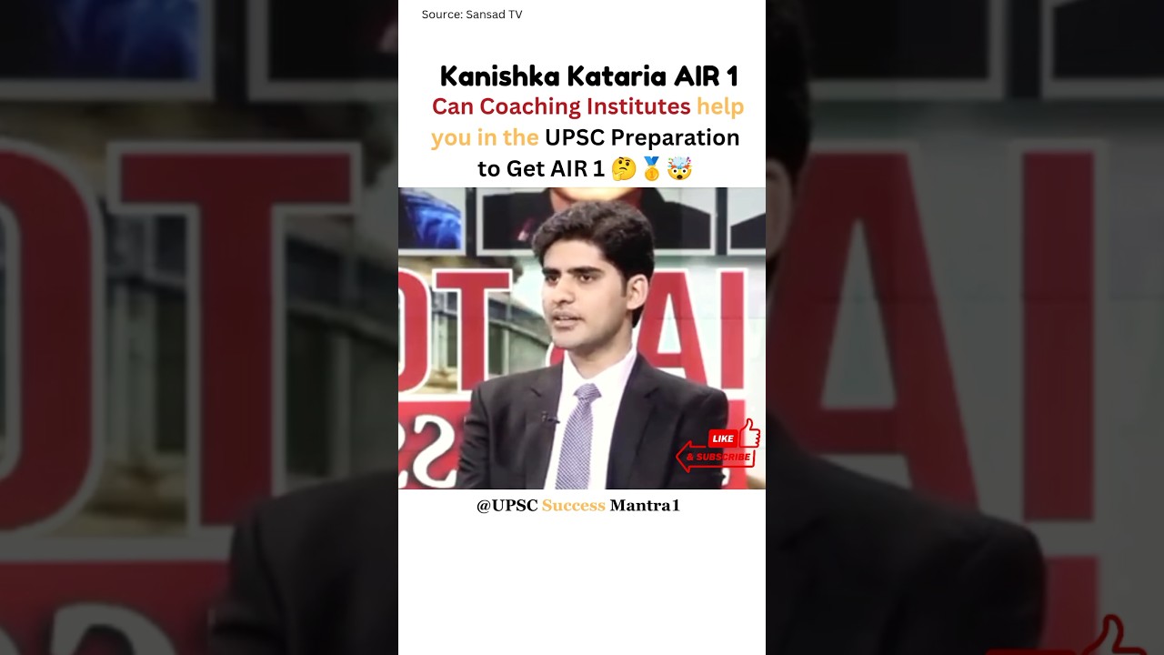 UPSC Topper AIR 1 🥇💪 Coaching Institutes in UPSC Preparation🤔 #upscviralshorts #upsctopperstalks