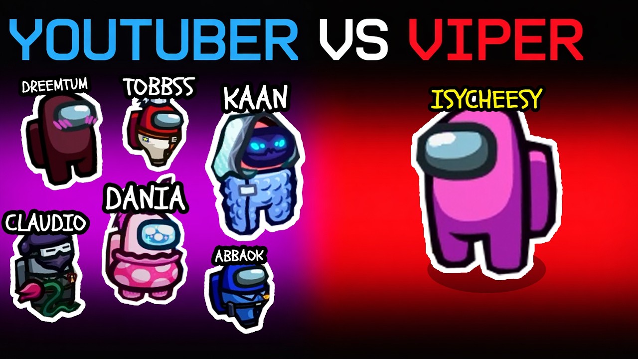 6 YOUTUBER gegen 1 IMPOSTOR bei Among Us! Mit Kaan, Dania, Isy, Katha, Abbaok, Tobbss, Claudio