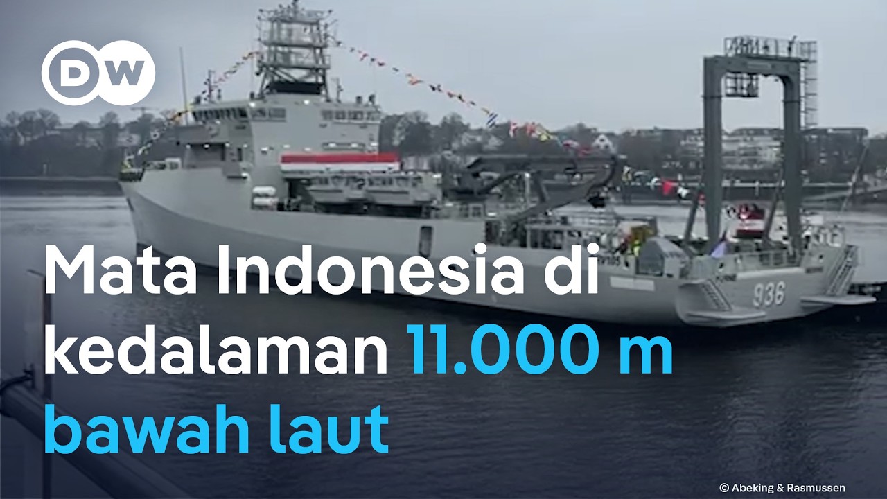Kapal perang KRI Canopus-936 buatan Jerman untuk riset laut dalam | #dwidn