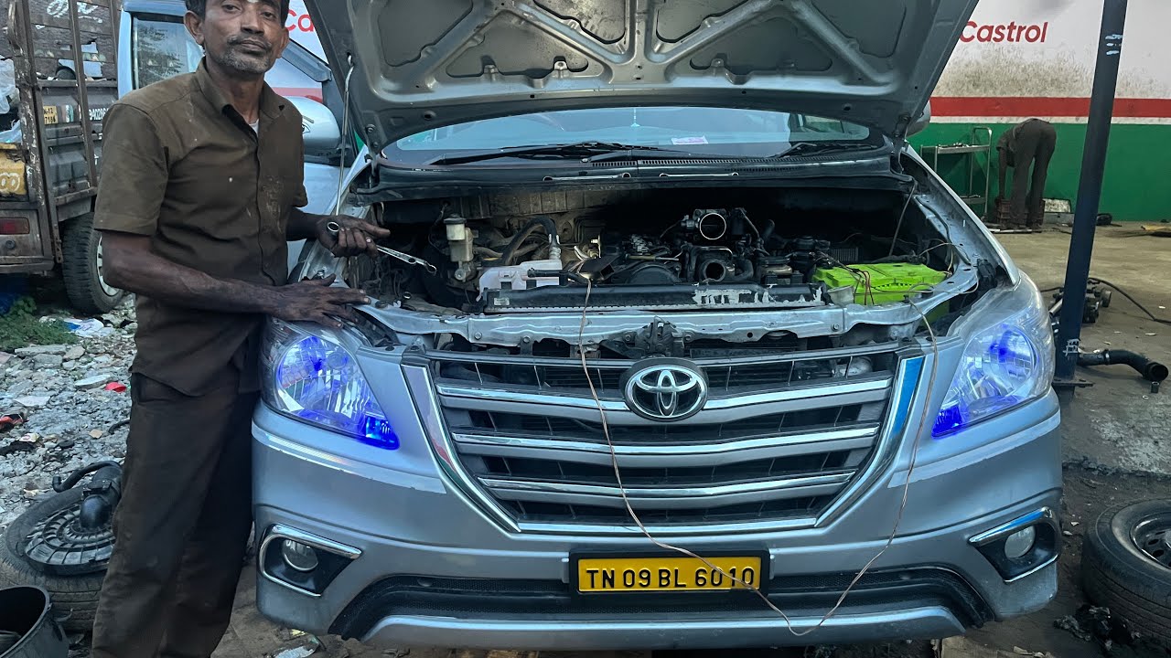 Toyota Innova black smoke(@skilledmechanictamil )