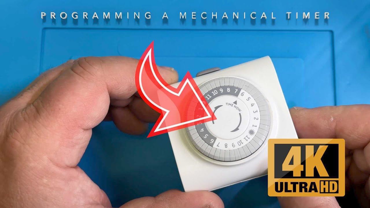 Programming a Mechanical Timer