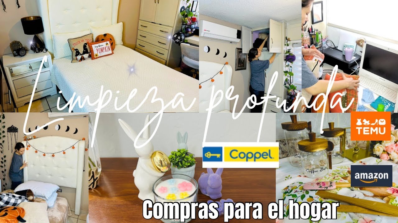 ✅LIMPIA CONMIGO➡️LIMPIEZA PROFUNDA CUARTO DE ADOLESCENTE🏡COMPRAS PARA EL HOGAR✨PASCUA Y PRIMAVERA