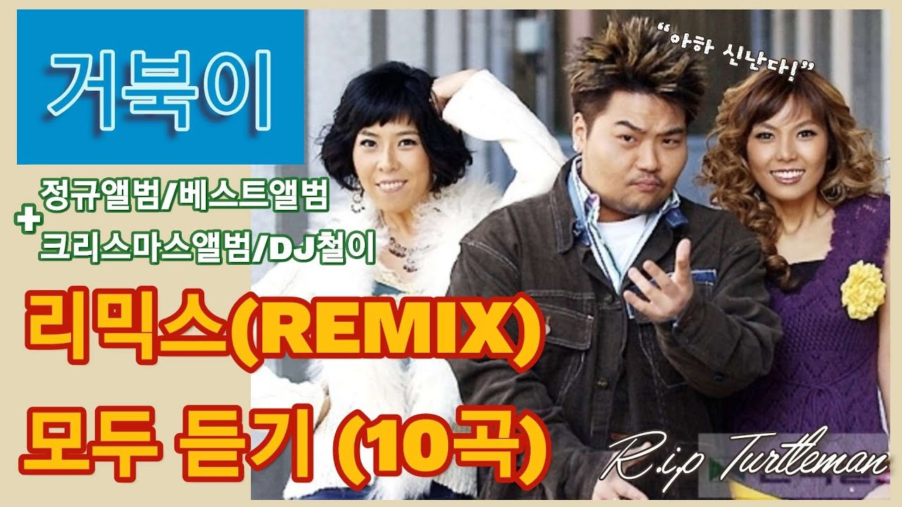 거북이(Turtles) - 리믹스(REMIX)곡 BEST 10 듣기
