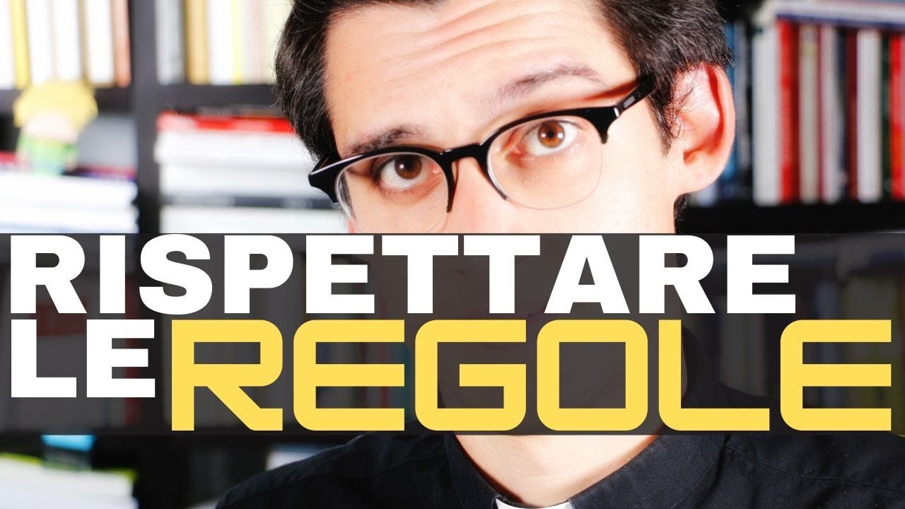 Rispettare le REGOLE è una questione d'amore (certo, non è facile!)