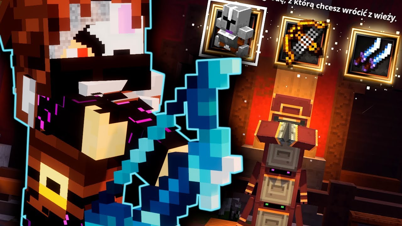 Łucznik na Wieży! - Czy zestaw łucznika poradzi sobie z The Tower? [Minecraft Dungeons]