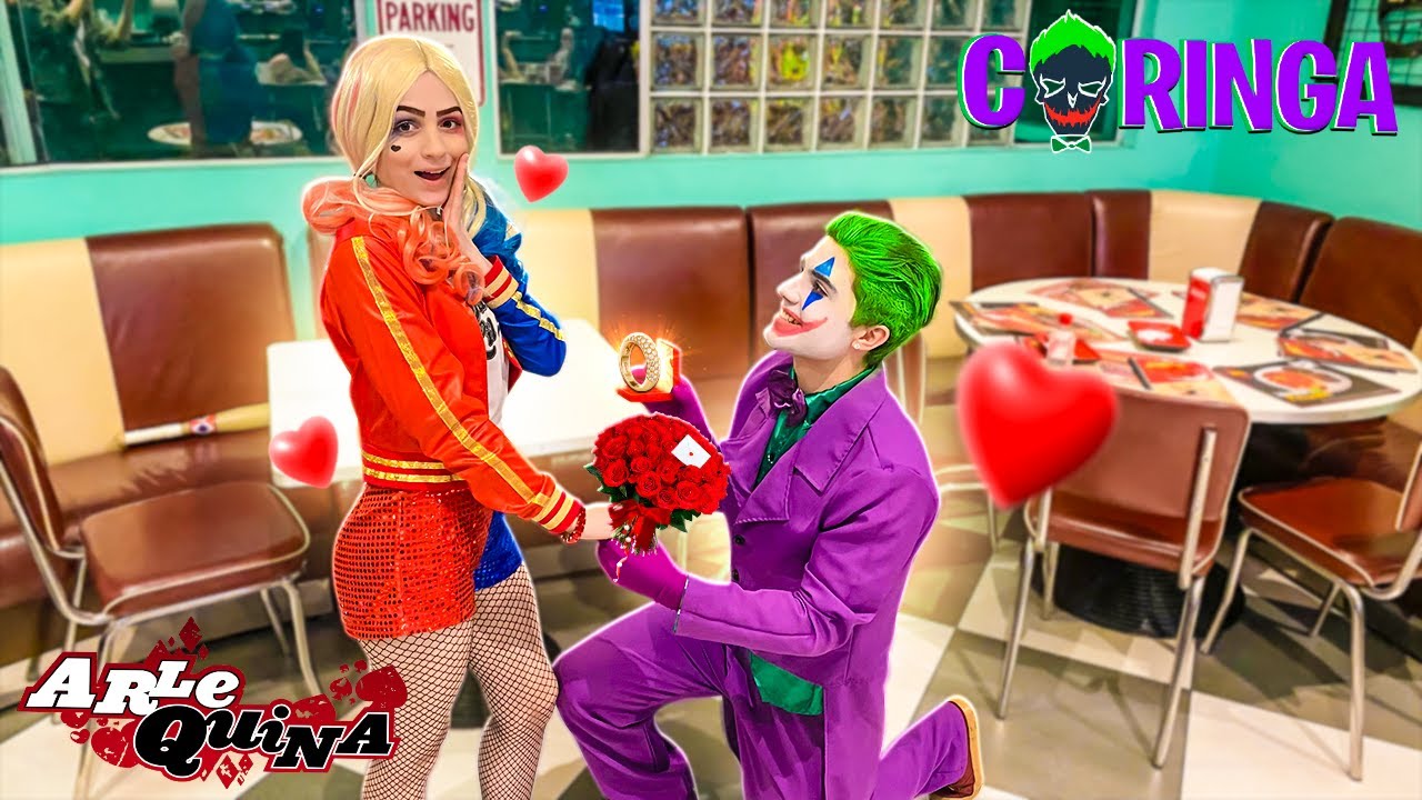 O CORINGA PEDIU A ARLEQUINA EM NAMORO !!! ELA DISSE SIM?