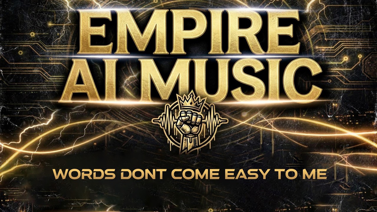 Words dont come easy to me (DANCE) • LYRICS • Empire AI Music ✊🏼