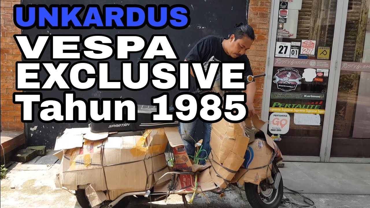 Unkardus Vespa Exclusive 1 tahun 1985 + Tips bedain Kunci Orisinil.