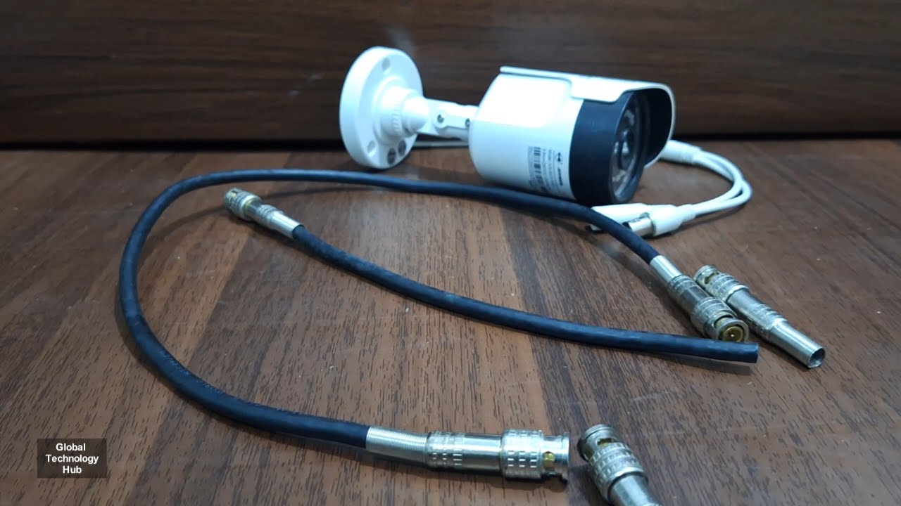 How to fix BNC Connectors on coaxial cables for connecting AHD CCTV cameras to DVR.