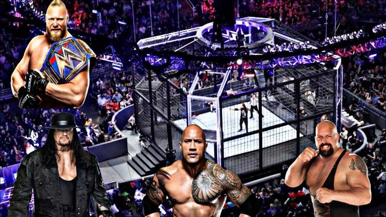 WWE 2K20 Gameplay in PS4 Slim - Elimination Chamber