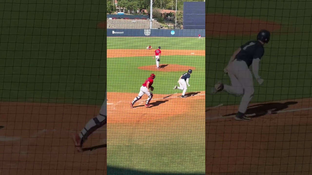 Owen Paino flashing the leather at Ole Miss 