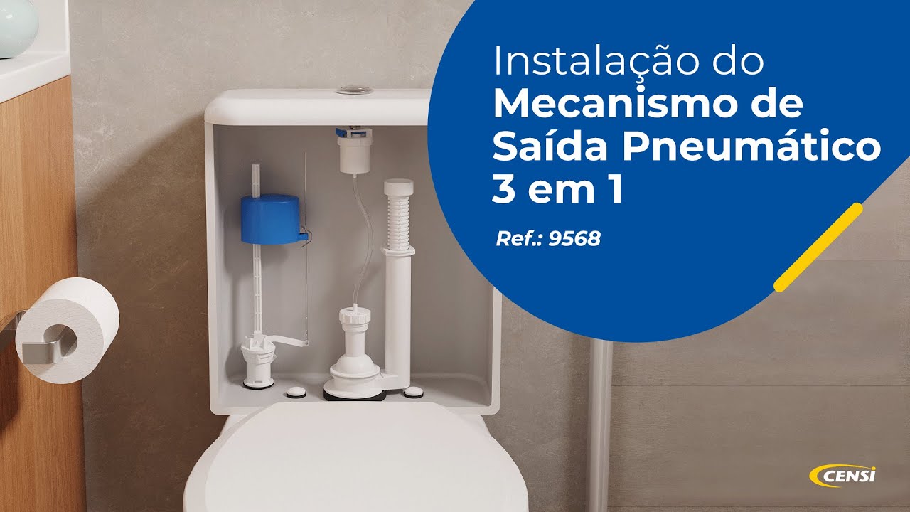 Mecanismo de Saída Pneumático 3 em 1 | Instalação