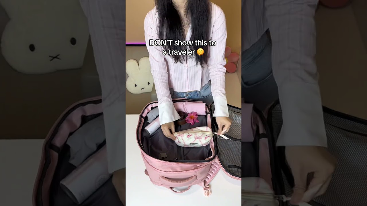 Every female traveler need this carry on backpack 😍 #travelhacks #travelling #travel