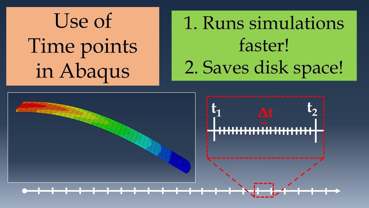 Time points in Abaqus CAE | Run simulations faster !