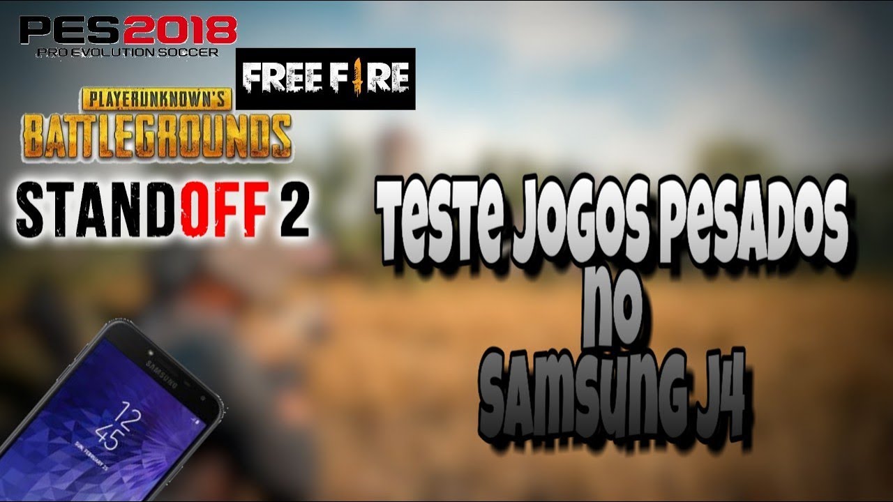 Analise de Jogos Pesados no Samsung J4
