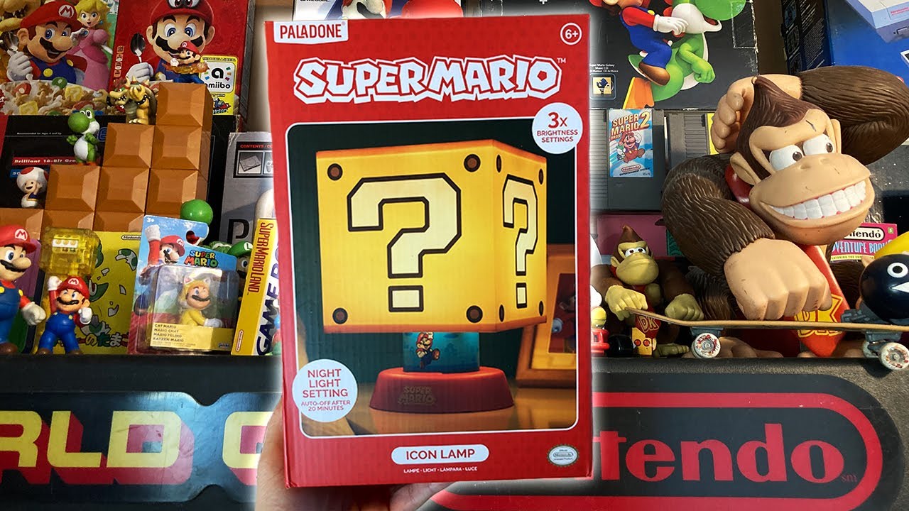 Super Mario Icon Lamp Unboxing